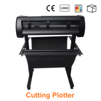 Plotter de Corte de Vinilo Digital AIBA KI720AB de 720 mm con Control por Aplicación, Pantalla LED y Contorno Automático para Creación de Pegatinas y Transferencia por Sublimación