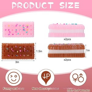 Galletas de Chocolate Largas Más Vendidas, un Juguete con Efecto de Rebote Lento y Alta Calidad Estética para Aliviar el Estrés - Product Image 4