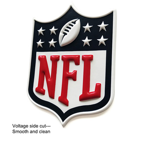 Sắt Trên Tùy Chỉnh Logo Riêng Vàng Kim Loại In Ấn 3D Dập Nổi TPU Nhãn Các Bản Vá Lỗi Cho Thể Thao Mặc - Product Image 2