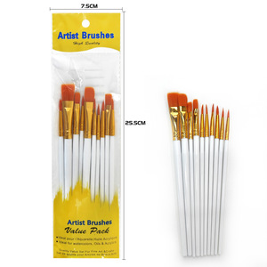 Vente en gros <span class=keywords><strong>pas</strong></span> <span class=keywords><strong>cher</strong></span> ensemble de pinceaux de <span class=keywords><strong>peinture</strong></span> <span class=keywords><strong>à</strong></span> <span class=keywords><strong>l</strong></span>'<span class=keywords><strong>huile</strong></span> avec manche en plastique et en nylon pour aquarelle <span class=keywords><strong>peinture</strong></span> <span class=keywords><strong>à</strong></span> <span class=keywords><strong>l</strong></span>'<span class=keywords><strong>huile</strong></span> d'art peinte <span class=keywords><strong>à</strong></span> la main - Product Image 2