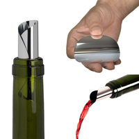 Disques verseurs de vin en aluminium avec bec verseur anti-goutte et design d'emballage personnalisé