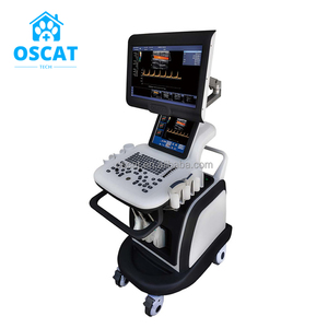 Sistem Diagnostik USG Veteriner OSCAT 4D, Mesin <span class=keywords><strong>Doppler</strong></span> Warna dengan Troli Medis, Peralatan Dokter Hewan - Product Image 2
