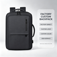 Nueva Mochila Simple para Computadora, de Gran Capacidad, Personalizable, para Viajes Cortos