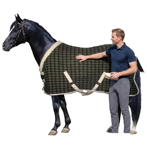 Conception personnalisée, pliable, imperméable, léger, durable, pour l'hiver, col haut, utilisation pour le dressage, 4 sangles pour les pattes, tissu en nylon, grande taille - Product Image 6