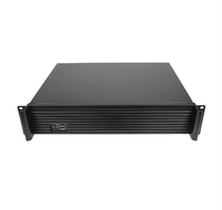 Meilleure option 2U 3 baies de disque dur Châssis de serveur de stockage Facteur de forme ATX en aluminium Type de rack en stock avec ventilateur