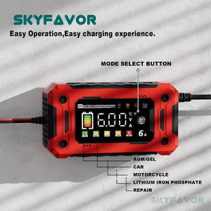 Dernier chargeur de <span class=keywords><strong>batterie</strong></span> de voiture 12V 12V 6A alimentation automatique plomb-acide lifepo4 chargeur de <span class=keywords><strong>batterie</strong></span> de moto avec réparation d'impulsion - Product Image 3