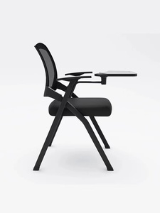 <span class=keywords><strong>Chaise</strong></span> de formation pliable avec tablette d'écriture, <span class=keywords><strong>chaise</strong></span> de <span class=keywords><strong>bureau</strong></span> et de conférence confortable et portable, mobilier de conférence - Product Image 4