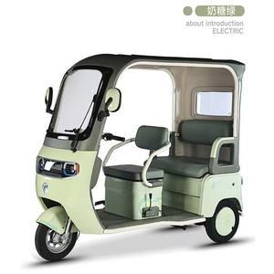 Kanopi <span class=keywords><strong>Trike</strong></span> kargo listrik 1000W, daya Motor 1000W, kapasitas muatan 400kg, bahan baja 60v, sepeda roda tiga penumpang - Product Image 3