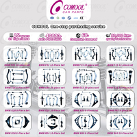 COMOOL Nouveau Kit d'Amortisseurs de Suspension Avant 12 Pièces Bras de Suspension 31316866646 31106861161 pour BMW Série 5 G30 2017-2023