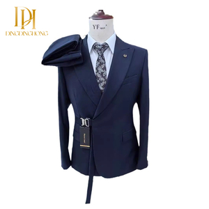 Ensemble élégant 2 pièces à simple boutonnage, <span class=keywords><strong>costume</strong></span> pour <span class=keywords><strong>homme</strong></span>, vêtements de cérémonie, décontracté, pour mariage, nouvellement conçu sur mesure, vêtements de cérémonie formels - Product Image 5