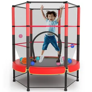 Trampolines 55 pouces Mini <span class=keywords><strong>Trampoline</strong></span> avec filet d'enceinte Meilleur choix <span class=keywords><strong>Trampoline</strong></span> d'intérieur <span class=keywords><strong>pour</strong></span> adultes et enfants - Product Image 2