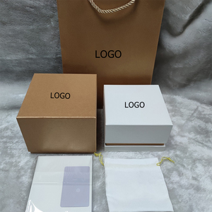 Wholesale Luxury White Single Slot Brand <b>Watch</b> <b>Watch</b> Boxes & <b>Cases</b> For Man , Custom Emboss Logo Brand <b>Watch</b> <b>Case</b> Ready Stock - Product Image 4