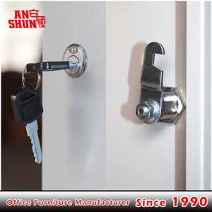 Steel Furniture <strong>Metal</strong> <strong>Locker</strong> Cabinet 2 Doors Key Lock Powder Coating for Gym Commercial Clothes Storage <strong>Locker</strong> - Product Image 3