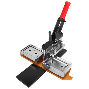 75*120mm Étain Rectangle Réfrigérateur Aimant Faisant La Machine + Coupe-Papier + 1000pcs Réfrigérateur Aimant Matériaux - Product Image 1