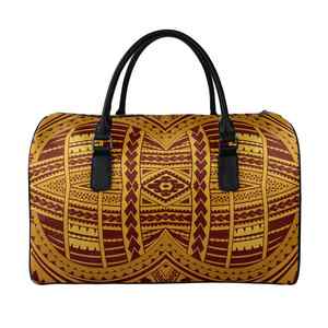 Sac de <span class=keywords><strong>voyage</strong></span> en cuir pour homme Polynesia Tribal Design PU sac de <span class=keywords><strong>voyage</strong></span> transparent en gros sacs de <span class=keywords><strong>voyage</strong></span> en vente - Product Image 1