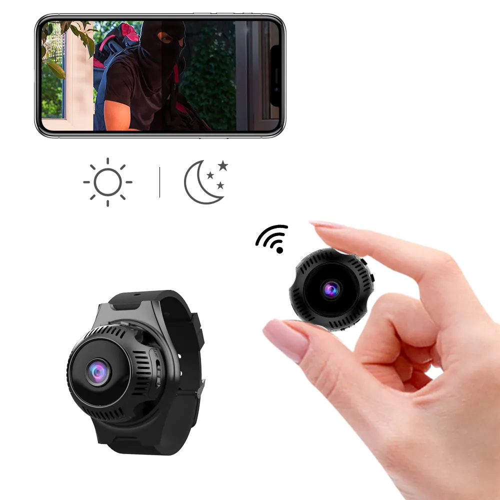 Mini caméra DVR Portable, 1080p HD, wi-fi, système de sécurité pour l'enregistrement vidéo au poignet