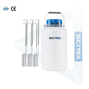 Réservoir d'azote liquide de laboratoire SCITEK série B avec structure en aluminium durable, conception d'isolation sous vide, conception à petite ouverture - Product Image 6