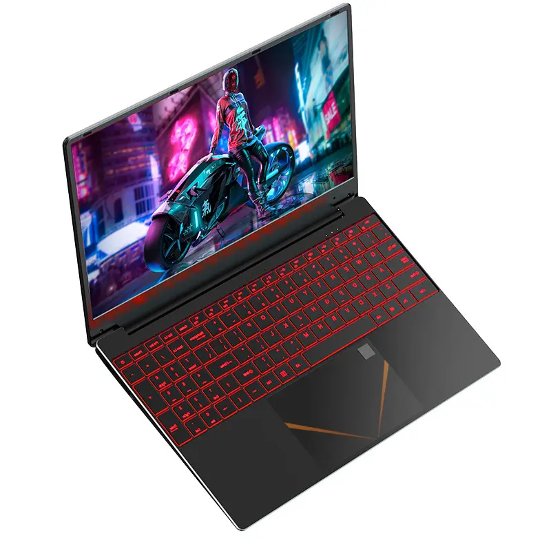 Wholesale 15.6 inch laptop computer Quad core business gaming notebook