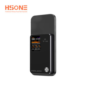 Batterie externe MY15L ultra-fine en alliage d'aluminium avec miroir magnétique en verre trempé, charge sans fil 15W 5000mAh et grand écran TFT - Product Image 3