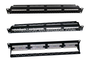 แผงแพทช์ LE-P3724S ขนาด 19 นิ้ว 1U 24 พอร์ต Cat6 RJ45 สำหรับแร็คเซิร์ฟเวอร์  จัดการสายเคเบิลข้อมูล ขนาด 483x44.5x83 มม. ผลิตในเจ้อเจียง - Product Image 2