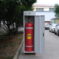 Système d'extinction d'incendie automatique au heptafluoropropane en acier inoxydable à double armoire, modèle GQQ40/2.5-JH, vente en gros usine