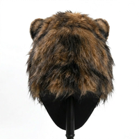 Masque de tête de lion sur mesure en fourrure, fait main, réaliste, costume d'animal, casque de bête en silicone, accessoires de cosplay, fournisseur