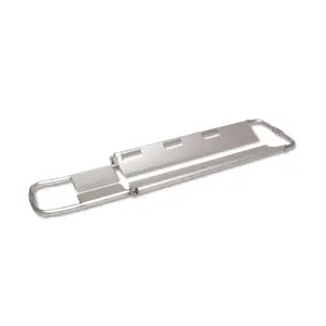 Stainless Steel Material Foldable Patient Transfer Stretcher Emergency Folding Stretchers Board For Transferring And Carring