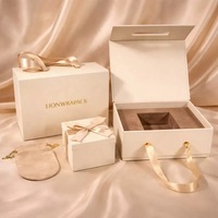 Boîte cadeau portable RZ populaire pour bijoux, emballage élégant pour colliers et bagues, boîte cadeau en papier haut de gamme