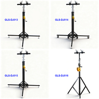 Trípode Profesional Portátil para Luces de DJ con Barra en T de Acero, Soporte Elevador con Manivela para Iluminación de Escenario, Discotecas, Fiestas, Clubes y Eventos