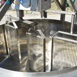 Tanque de Queso Industrial de Acero Inoxidable SUS304 de 500L, Tanque Redondo para Producción de Queso Mozzarella - Product Image 6