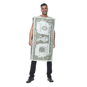 Nouveau en stock-<span class=keywords><strong>Amazon</strong></span> Halloween Costume de jeu de rôle en dollar personnalisé pour la fête au bar-Tenue de performance en dollar américain - Product Image 2