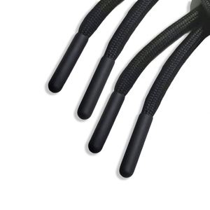 Black <b>Braided</b> Round Drawcord Strap for Garment and Hat <b>Accessories</b> Wholesale Factory Direct Sales - Product Image 2
