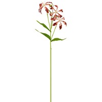 KEWEI T843 Premium Real Touch 3 Köpfe Flame Lily Künstliche Blumen Luxus Hochzeit Mittelstücke zum Valentinstag
