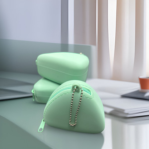 Tùy chỉnh bán buôn đa chức năng không thấm nước dây kéo di động Silicone lưu trữ túi Silicone Túi Silicone nhào Túi - Product Image 4