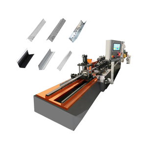 New sắt thép hồ sơ dây chuyền sản xuất PLC động cơ động cơ độ chính xác cao tấm thạch cao góc hạt kênh cuộn hình thành sản xuất - Product Image 1