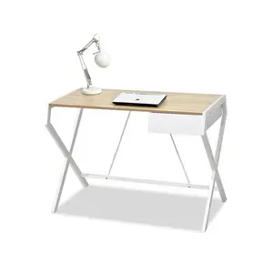Hoge Kwaliteit Eenvoudige Praktische Home Office Computer Bureau Kantoor Tafel Met Draw