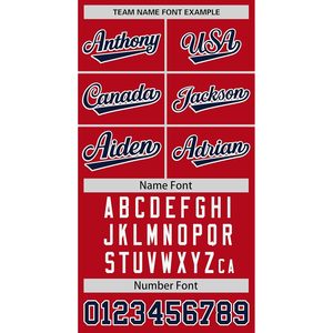 Maillot de baseball personnalisé unisexe pour adulte, rayé, avec nom et numéro brodés, col de baseball anti-humidité, design sublimé - Product Image 5
