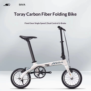 <span class=keywords><strong>Vélo</strong></span> <span class=keywords><strong>pliant</strong></span> SAVA en fibre de carbone Z0 <span class=keywords><strong>ultra</strong></span>-<span class=keywords><strong>léger</strong></span>, pliable, pour les trajets quotidiens, portable, pour adultes, à une seule vitesse, en alliage d'aluminium - Product Image 1
