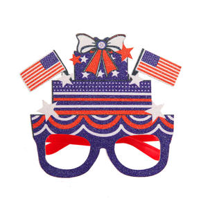 Kacamata bendera Amerika 4th baru masker kacamata Pesta patriotik USA masker keren untuk properti pesta Hari Kemerdekaan - Product Image 6