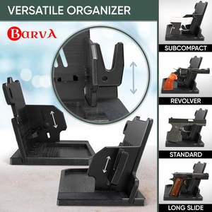 Stasiun Dok telepon multifungsi Modern | Rak pistol kayu paten | Dekorasi ruang berdiri malam | Pengatur jam tangan pintar - Product Image 3