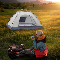 Camping randonnée enfants jouer tente pop up 2 personne mur voyage imperméable camp automatique tentes de camping en plein air en gros en vrac