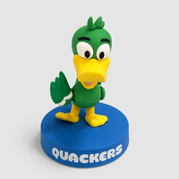 Figurine de personnage animal 3D en PVC souple, mascotte IP personnalisée avec logo, décoration de bureau, ornement, figurine de dessin animé en vinyle