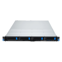 Serveur Rack d'entrée de gamme 1U RS300-E12-PS4, un processeur Xeon E-2400, 128 Go DDR5, 4 baies 3,5 pouces