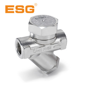 Piège à vapeur thermodynamique ESG en acier inoxydable 304 DN15 DN20 DN25, vanne automatique haute température de type Y - Product Image 1