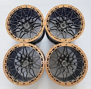 ล้อฟอร์จ SHIN แบบปรับแต่งพิเศษ 6061-T6 ดีไซน์ Bead Lock รุ่น 826M ขนาด 5x120 5x112 สำหรับ BMW M2 M3 M4 G80 G87 G81 ซีดาน - Product Image 4