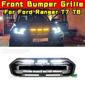 Kit de Carrocería para Ford Ranger T7 T8, Parrilla Delantera con LED, Rejillas de Carreras, Parrilla Frontal, Parrilla para Parachoques Delantero, Pieza Exterior - Product Image 1