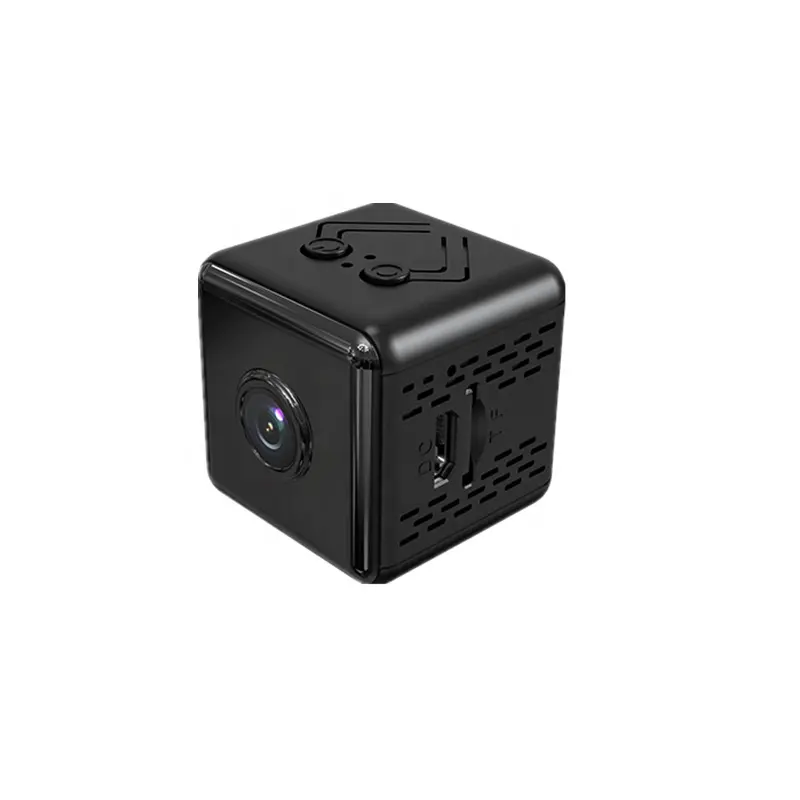 QZT Kamera Mini 1080P HD, Kamera Kubik Nirkabel Penglihatan Malam, Kamera Perekam Video Kecil Pengawasan
