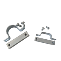 Colliers de serrage pour tuyaux en acier au carbone galvanisé métriques, à trou simple et double, haute résistance, raccords hydrauliques, fabricant de machines marines