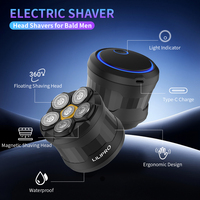 Tondeuse à cheveux rechargeable LILIPRO ZP-812, silencieuse, à une main, pour la tête chauve, rasoir corporel étanche, tondeuse pour le cuir chevelu