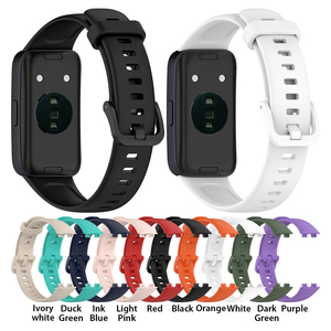 Cinturino da polso di colore puro di alta qualità per <span class=keywords><strong>Huawei</strong></span> Band <span class=keywords><strong>9</strong></span> 9NFC 8 8NFC Smart Wristband Sport di ricambio cinturino da polso bracciale - Product Image 3